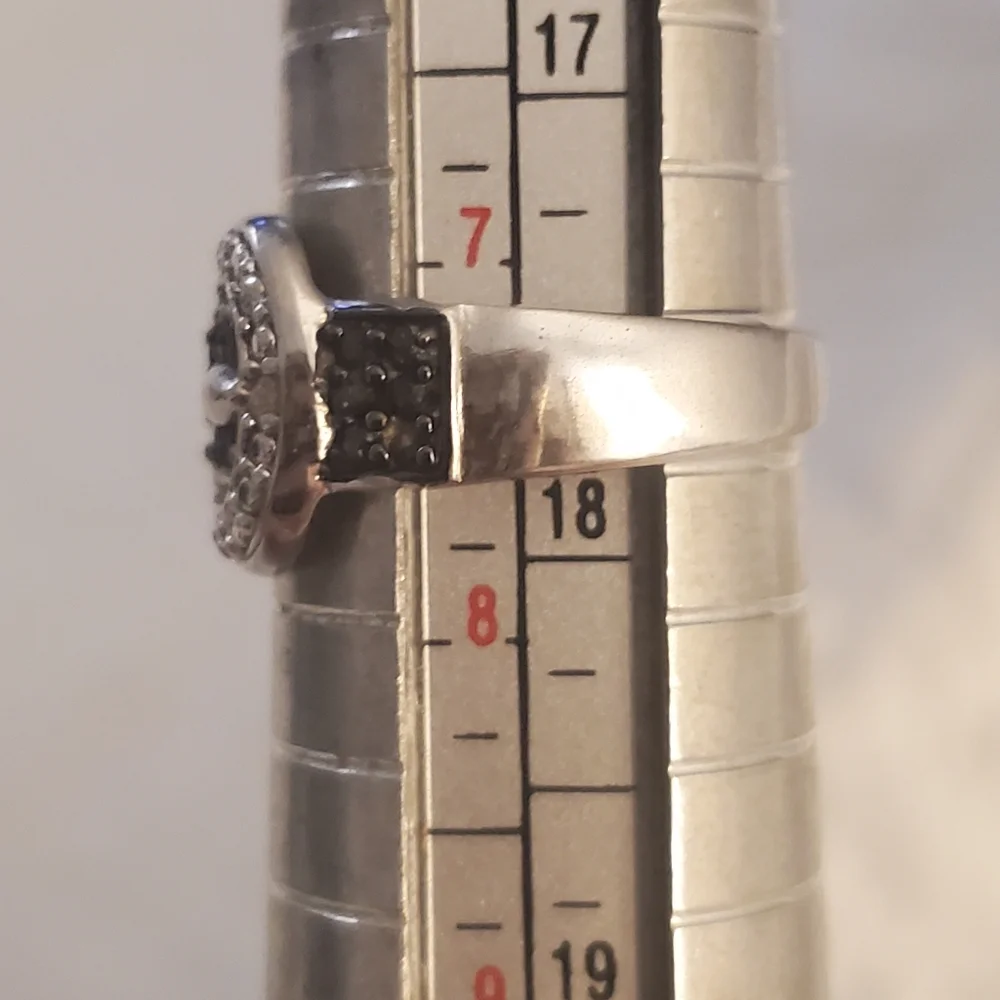 Sterling silver buckle ring